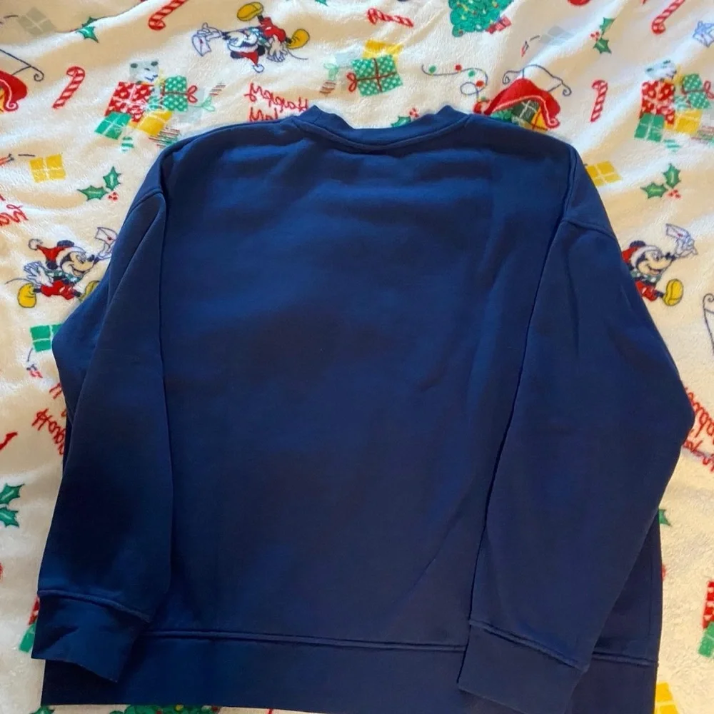 Disney Navy Donald Duck 'New York U.S.A.' Crewneck Sweatshirt - Picture 2 of 3